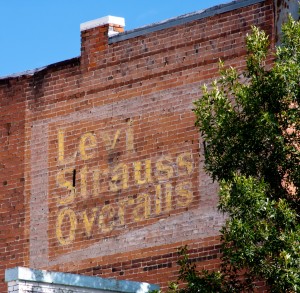 One of the Ghost Signs on Main Street Deer Lodge