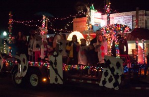 Deer Lodge Parade of Lights - First Place: Girl Scouts
